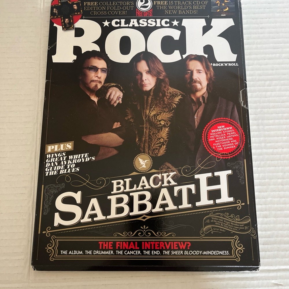 Classic Rock Magazine 186 Black Sabbath Wings Genesis Bruce Springsteen
